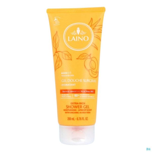 Laino gel douche surgras abricot    200ml