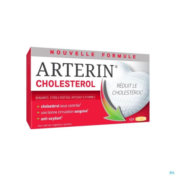 Arterin cholesterol    comp  45