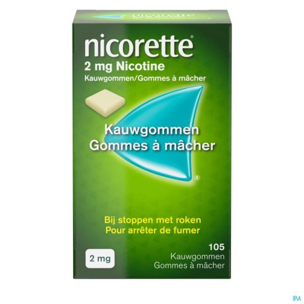 Nicorette gomme mach 105x2mg