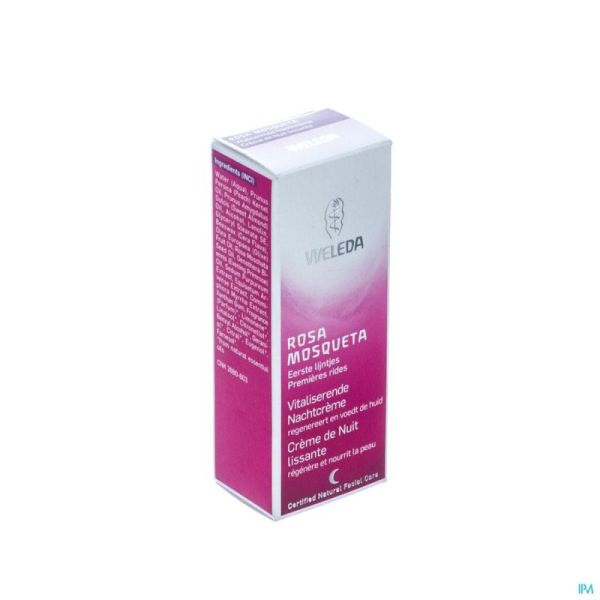 Weleda rosa musquee creme nuit lissante  tube 30ml