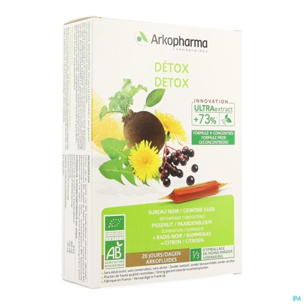 Arkofluide detox bio nf amp 20
