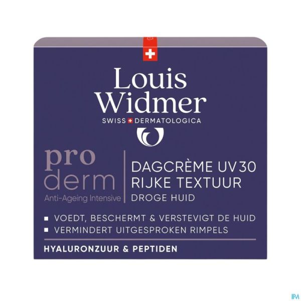 Widmer prod cr jour uv30 texture riche parf 50ml