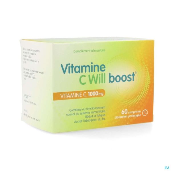 Vitamine c will boost    caps 60