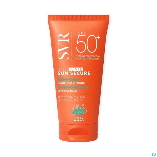 Svr sun secure blur teinte beige spf50+ tube 50ml