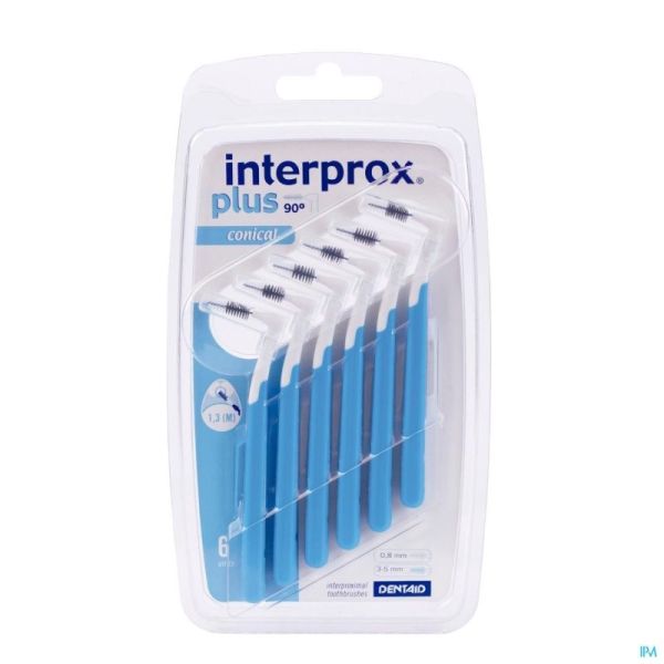 Interprox plus conique bleu interd.    6 1150