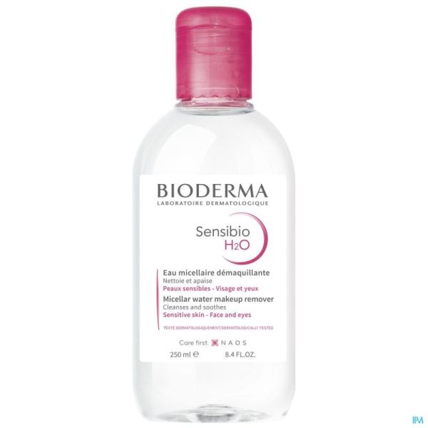 Bioderma sensibio h2o nett-demaq. peau frag. 250ml