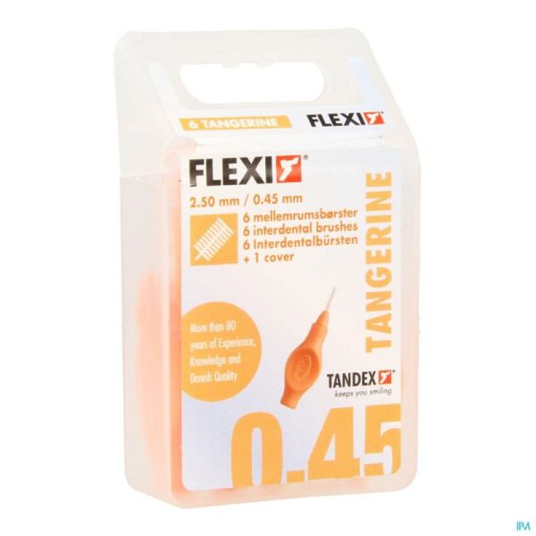 Flexi orange brossette ultra fine interdentaire  6