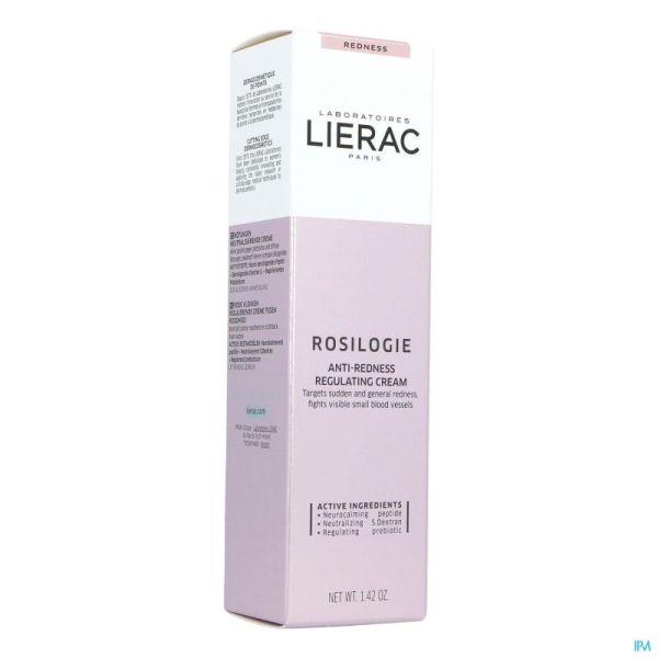 Lierac rosilogie creme neutral corr.roug. tbe 40ml