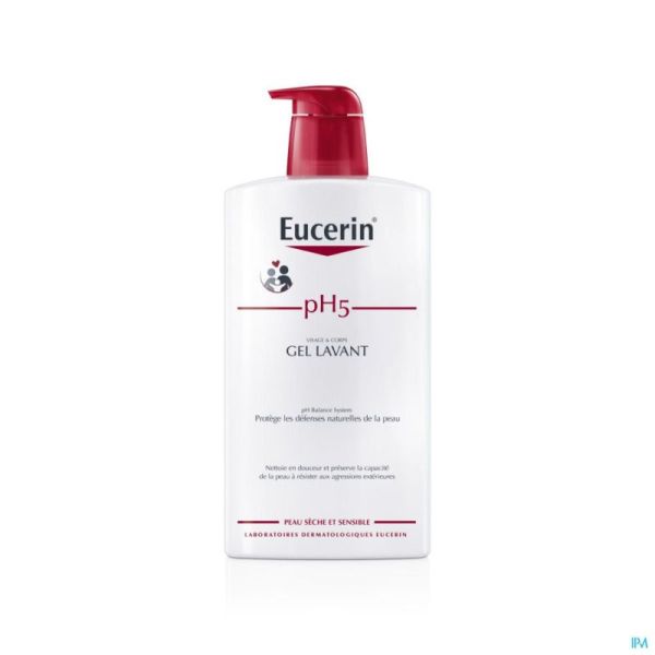 Eucerin ph5 peau sensible savon liquid+pompe    1l