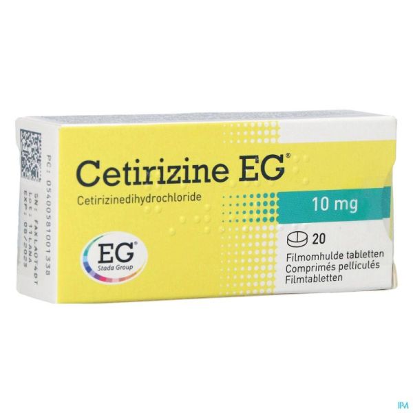 Cetirizine eg    comp 20x10mg