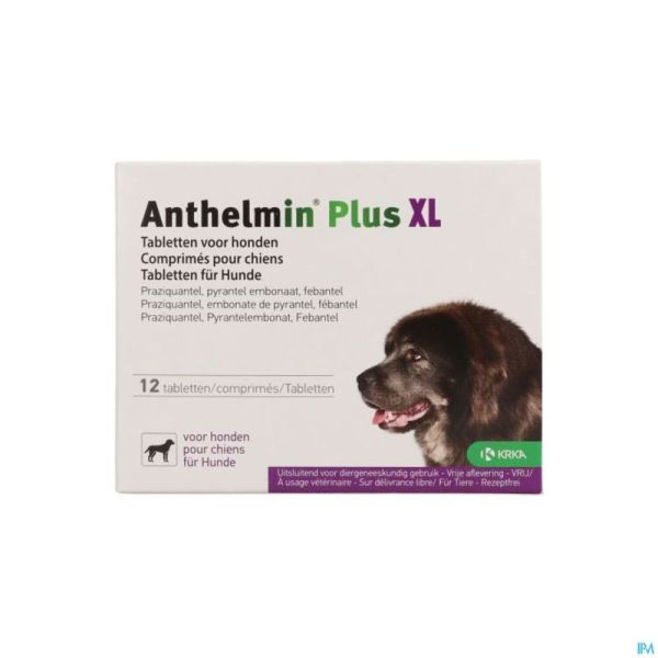 Anthelmin Plus Xl Chien Comp 12