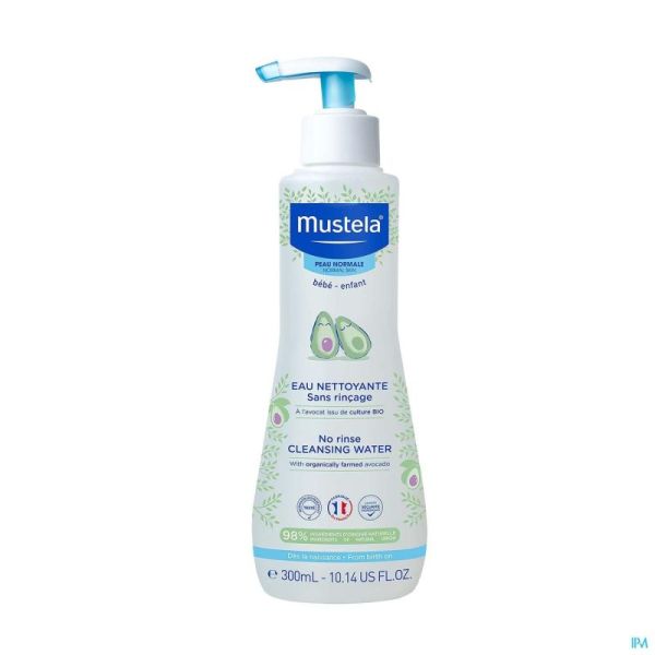 Mustela pn eau nettoyante s/rincage 300ml