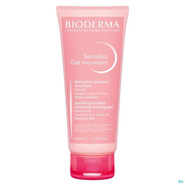 Bioderma sensibio gel moussant    tube 100ml