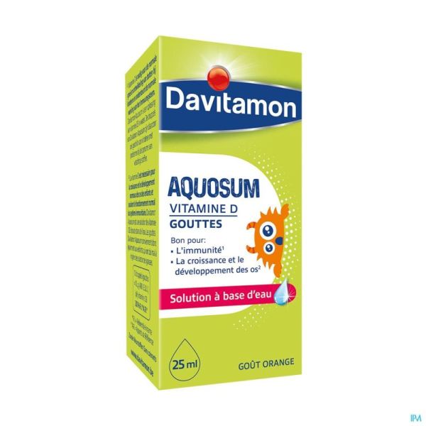 Davitamon Vitamine D Aquosum Gouttes 25ml