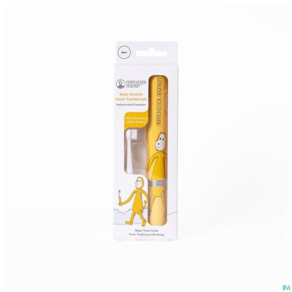 Matchstick monkey bebe brosse a dents sonic lion