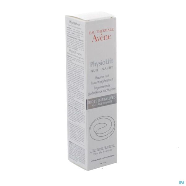 Avene physiolift baume nuit lissant regener. 30ml