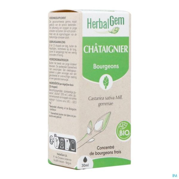 Herbalgem Chataign Bio 30ml