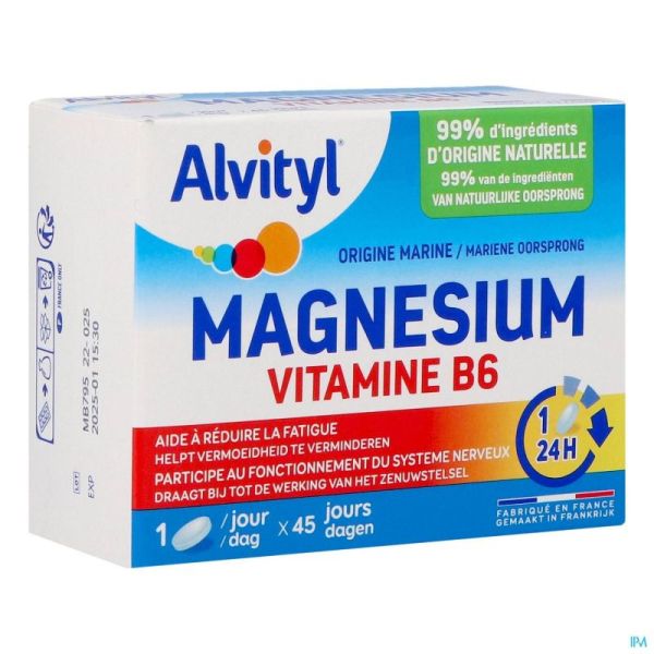 Alvityl magnesiumvitamine b6    comp 45