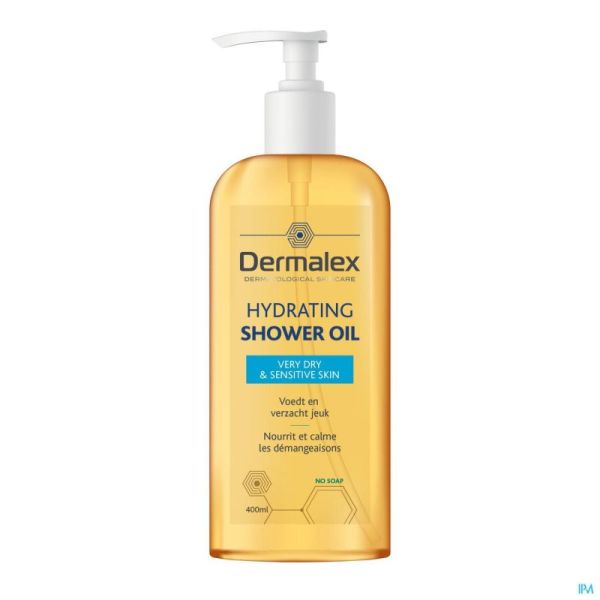 Dermalex hydrating shower oil 400ml