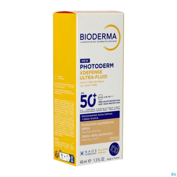 Bioderma photoderm xdefense ultrafl.spf50+ 02 40ml