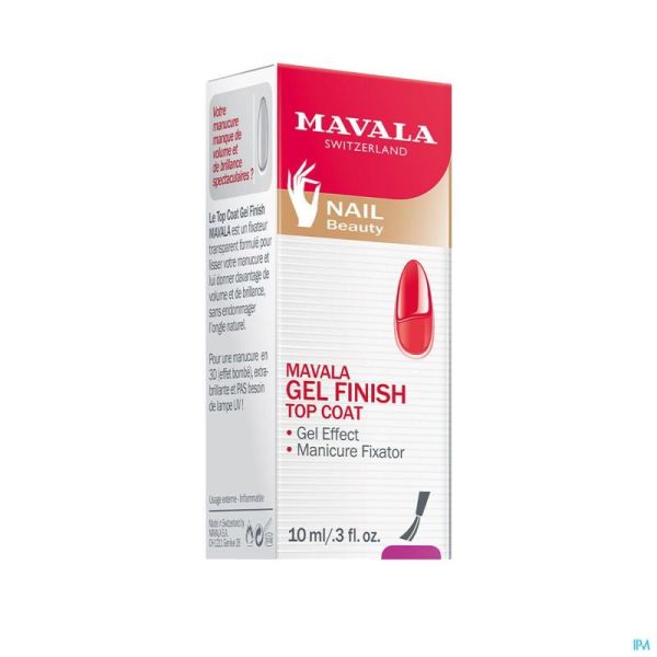 Mavala gel finish top coat    10ml