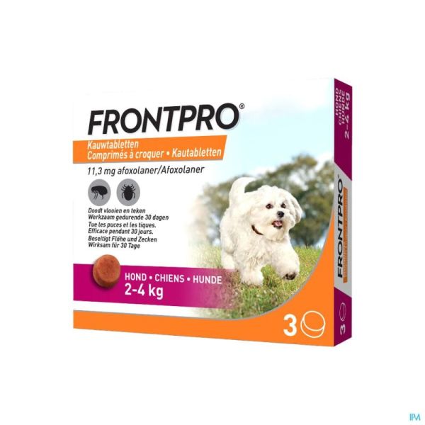 Frontpro 11mg >2-4kg chien    comp croq 3