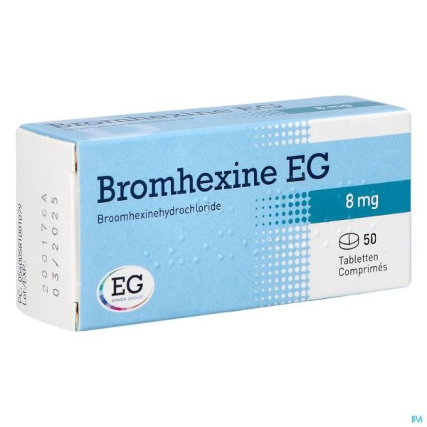 Bromhexine eg    comp  50 x 8mg