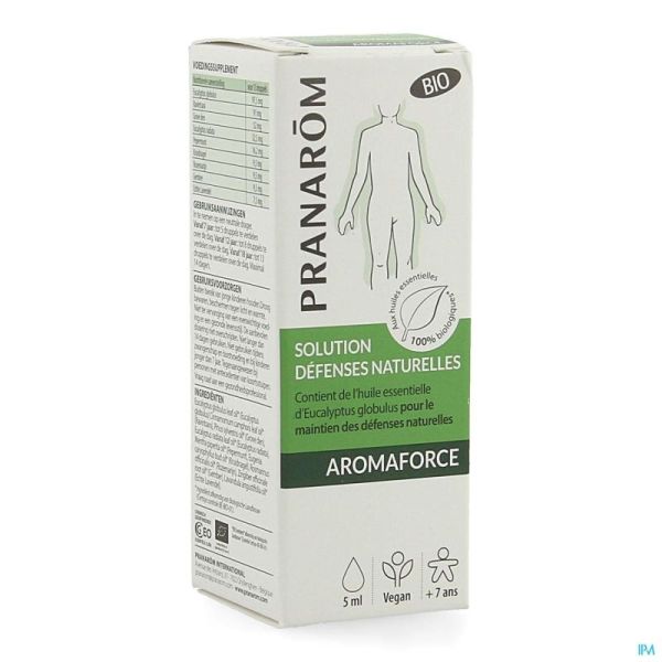 Pranarom aromaforce sol. defense naturel. bio 5ml