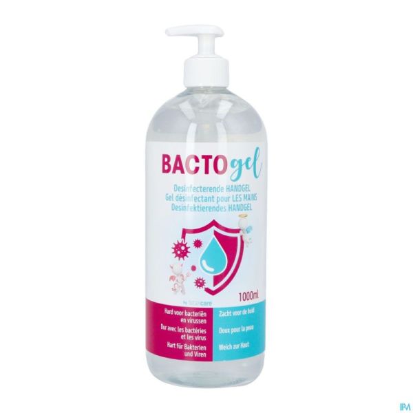 Bactogel gel hydroalcoolique fl pompe 1l