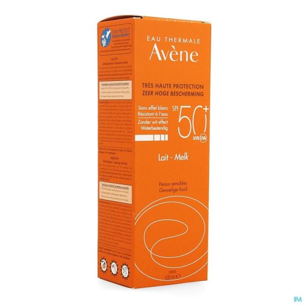 Avene sol ip50+ lait tres haute protect.    100ml