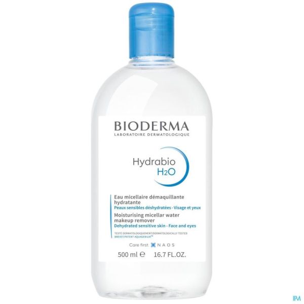 Bioderma hydrabio h2o solution micellaire 500ml