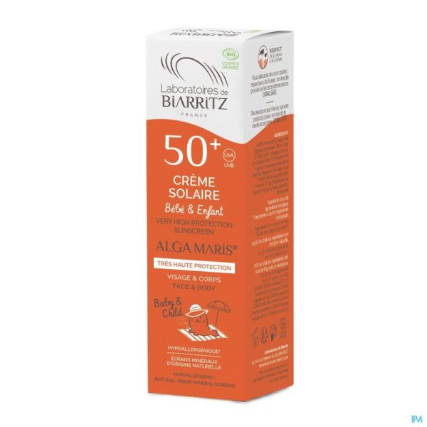 Alga maris creme solaire enfant ip50+ 50ml