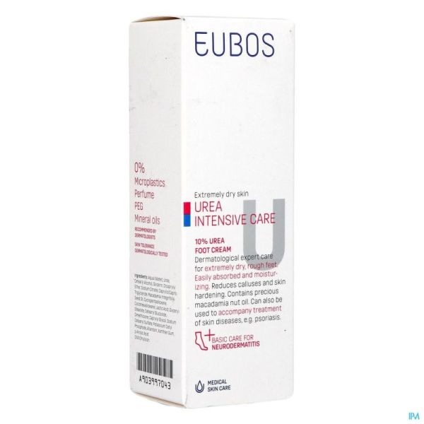 Eubos urea 10% creme pied peau tr. seche 100ml