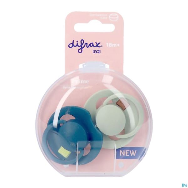 Difrax dynamic sucette 18m+ prime pistachio/green2