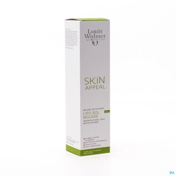 Widmer skin appeal lipo sol mousse n/parf fl 150ml