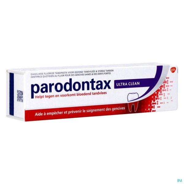 Parodontax dentifrice fluor ultra clean    75ml