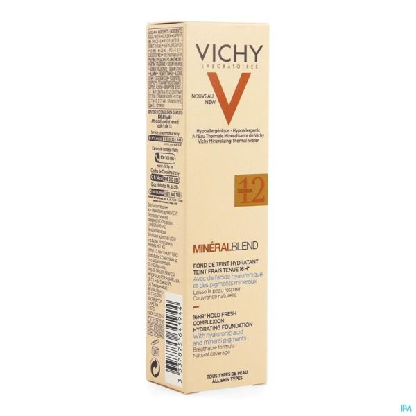 Vichy mineralblend fdt sienna 12  30ml