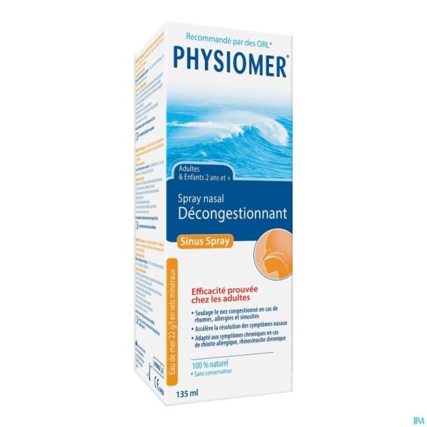 Physiomer sinus spray nasal 135ml promo -3€