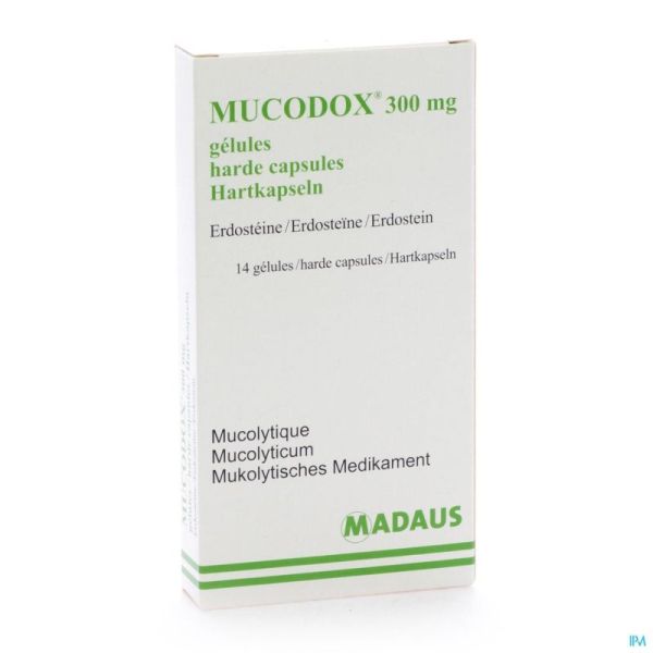 Mucodox 300 mg caps 14