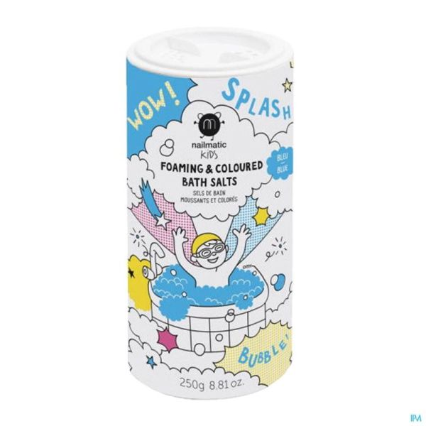 Nailmatic kids sels bain colores&mouss. bleu  250g