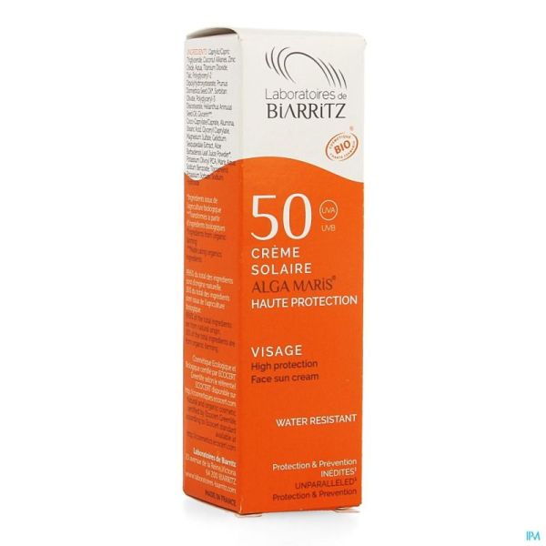 Alga maris creme solaire visage ip50    50ml