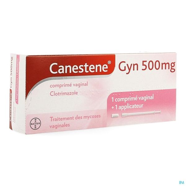 Canestene gyn clotrimazole 500mg tabl vag. 1