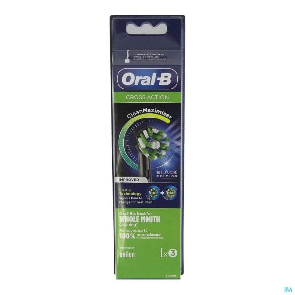 Oral-b refill eb50-3 crossaction black 3