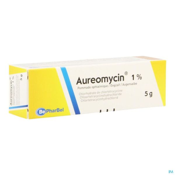 Aureomycine ung opht  1 x 5 g  1%