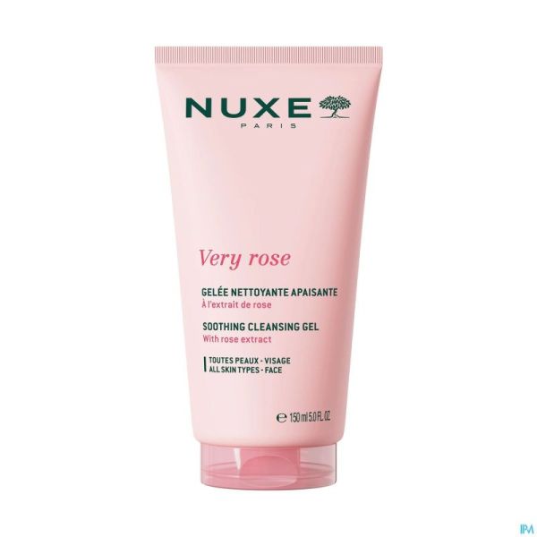 Nuxe very rose gelee nettoyante apaisante 150ml