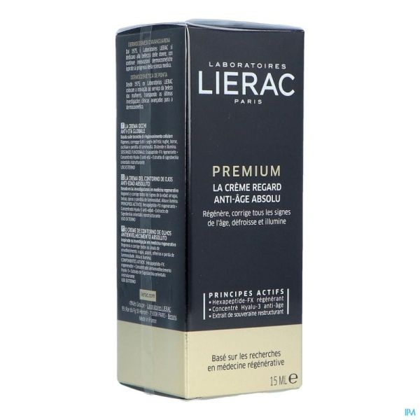 Lierac premium yeux  fl pompe  15ml