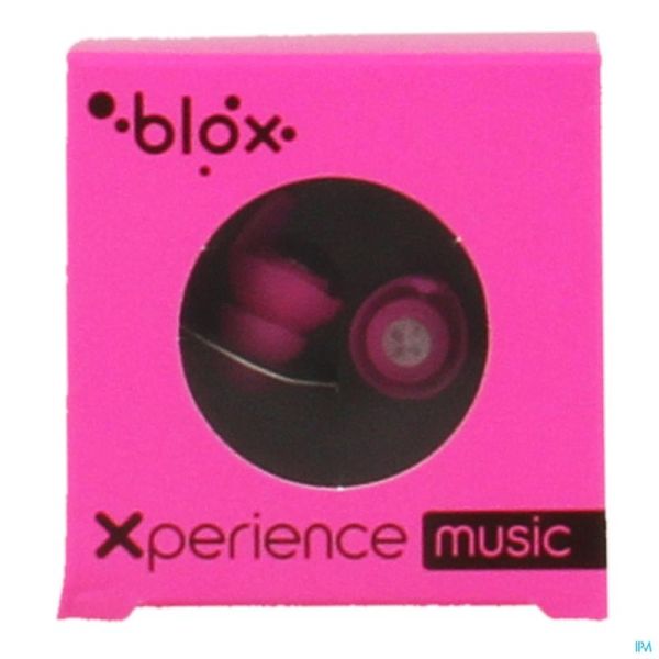 Blox xperience music bouch.or. rose fluo   1 paire