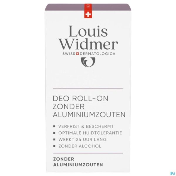 Widmer body deo roll-on s/sels aluminium parf 50ml