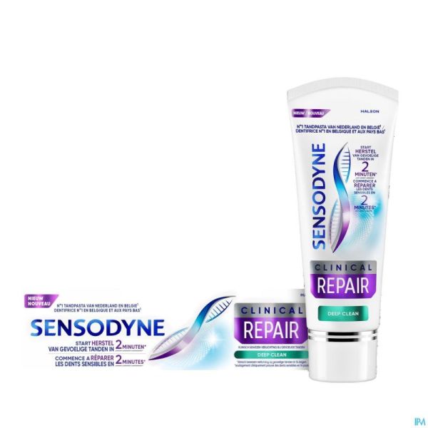 Sensodyne clinical repair deep clean 75ml