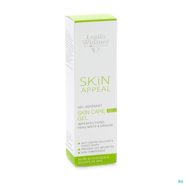 Widmer skin appeal skin care gel    tube 30ml
